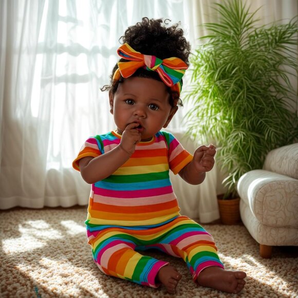 Reborn Baby Girl Doll Life Like Realistic Toddler & Accessories in Box - Picture 4 of 7